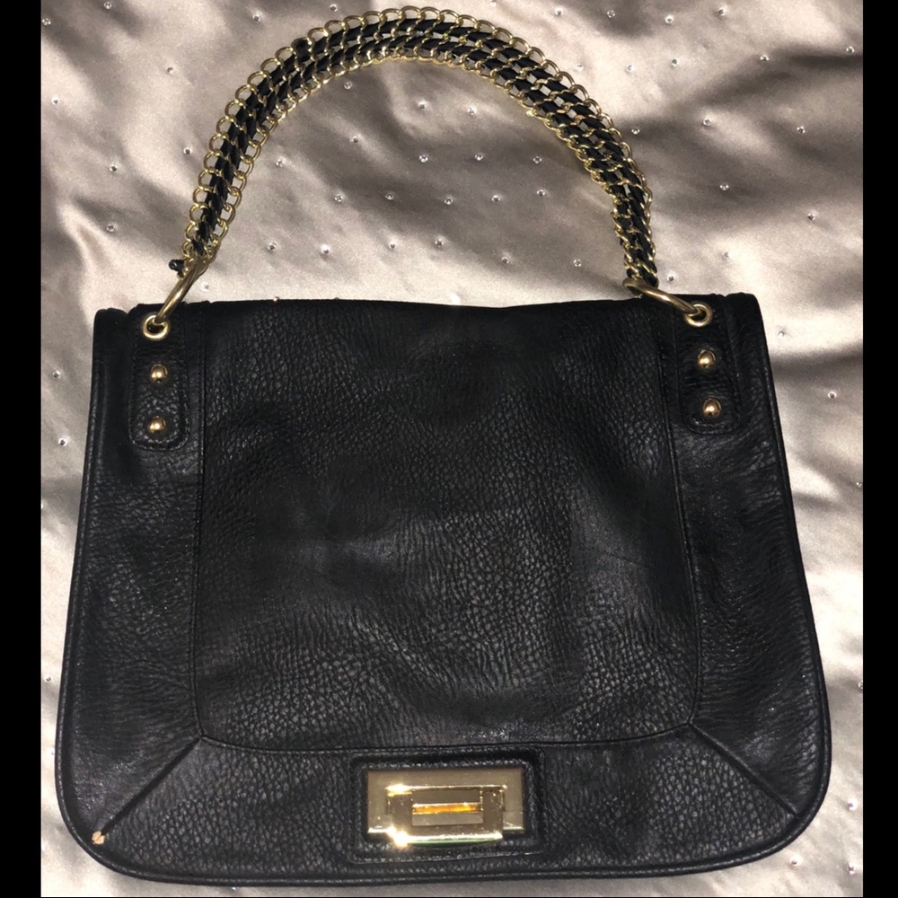 OLIVE+JOY handbag with stunning gold hardware!